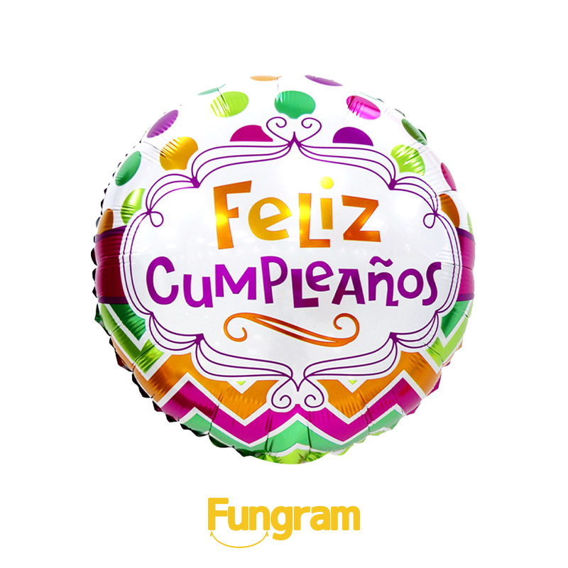 Spanish Happy Birthday Foil Balloon Manufacturers