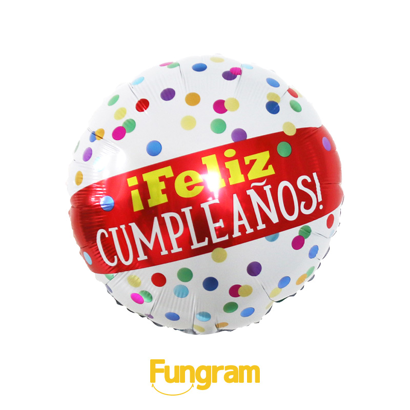 Spanish Happy Birthday Foil Balloon Manufacturers