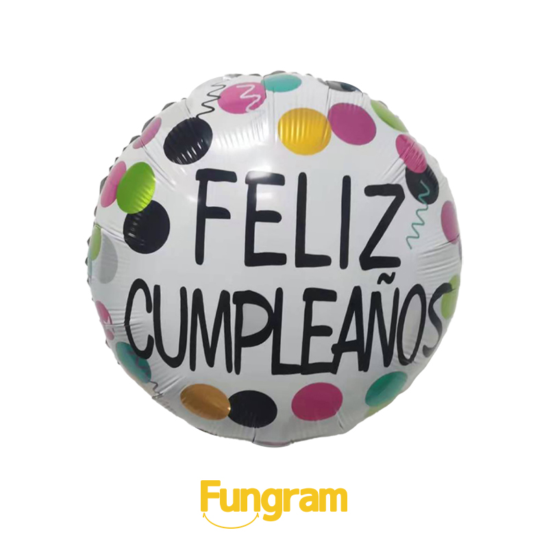 Spanish Happy Birthday Foil Balloon Manufacturers