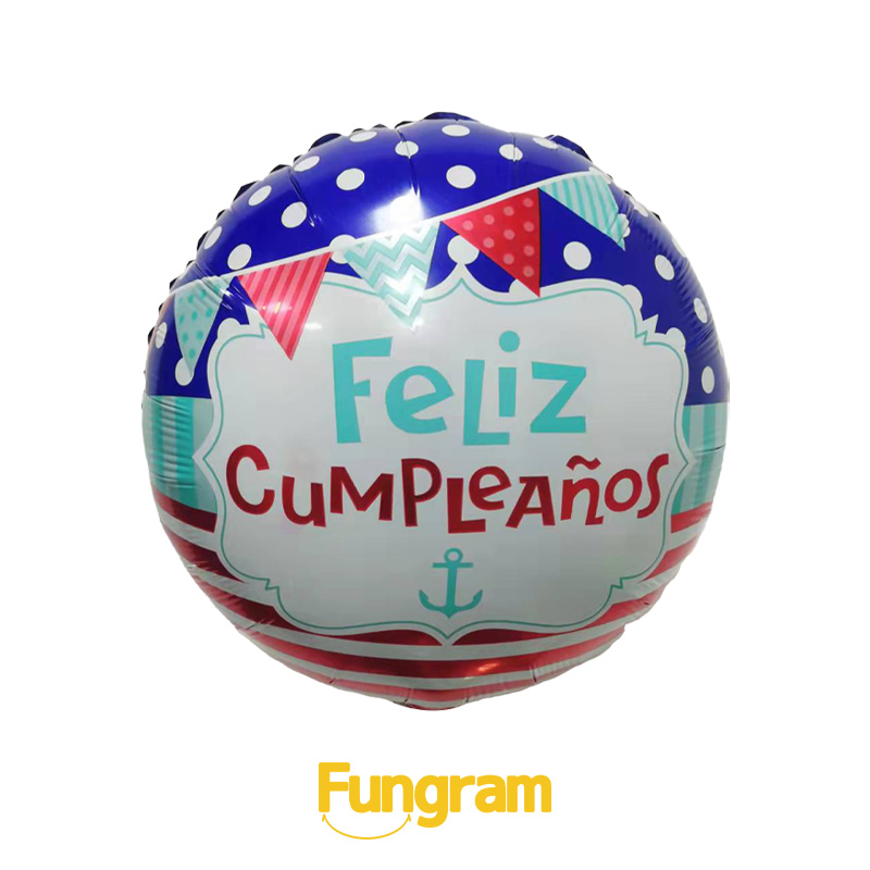 Spanish Happy Birthday Foil Balloon Manufacturers