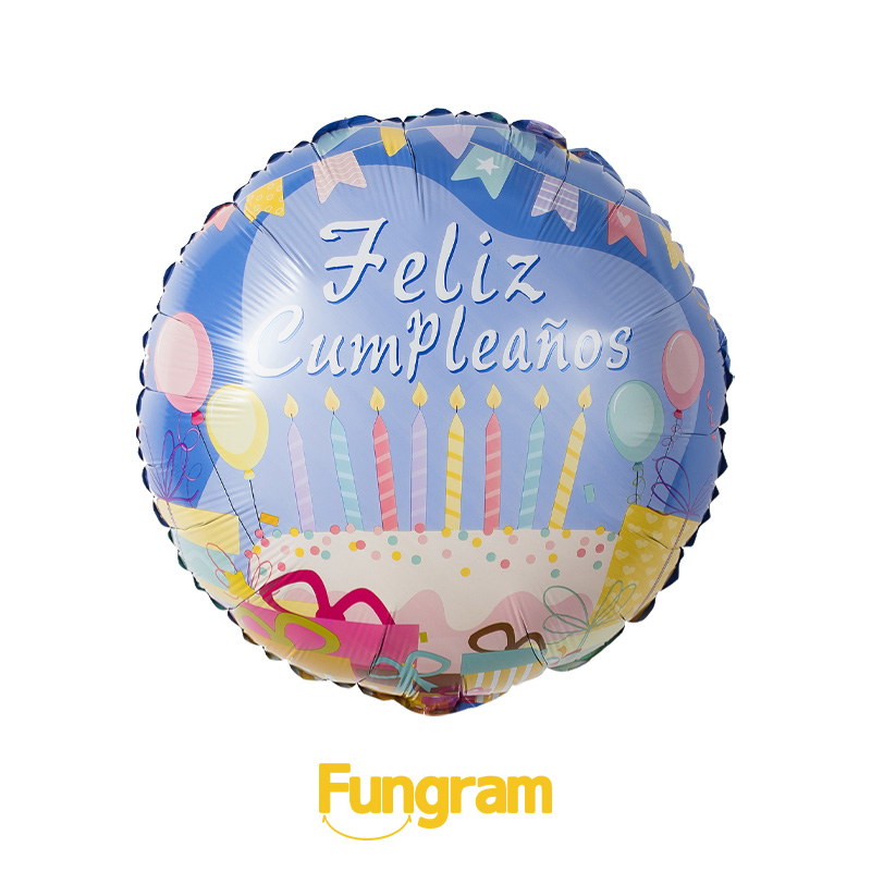 Spanish  Feliz cumpleaños Cake Balloon