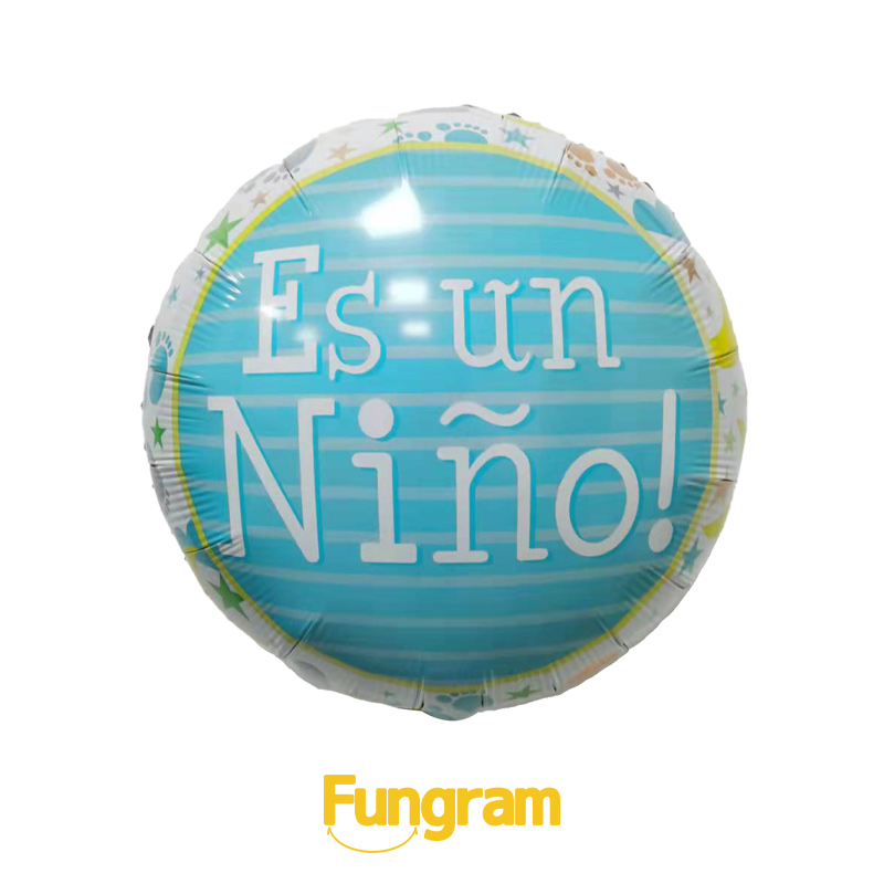 Baby Theme Aluminium Balloon Fabrication