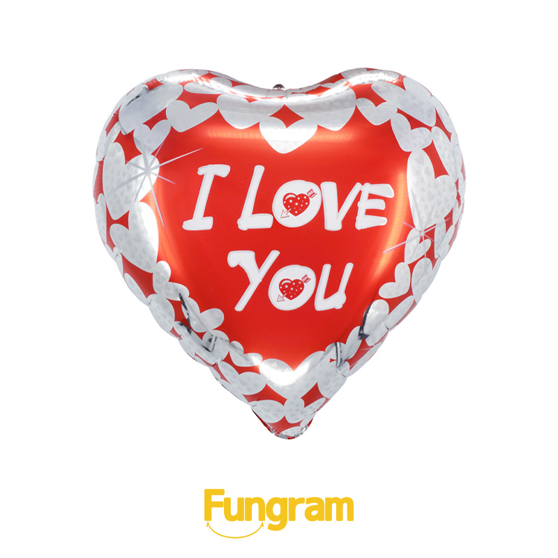Valentine's Day Mylar Heart Balloon