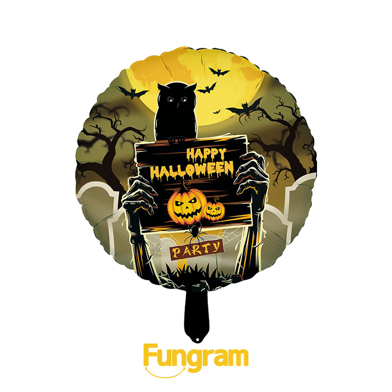 Halloween Skeletons Foil Balloons Skull Helium Balloon Inflatable Toys Halloween