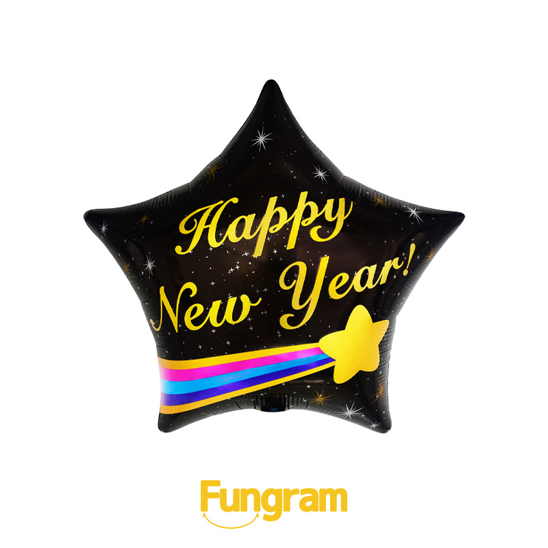 Mylar Balloon New Year Fabrication