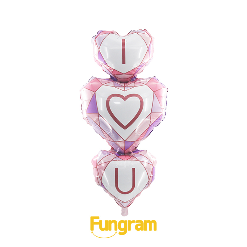 Mylar Love Balloons Fabrication