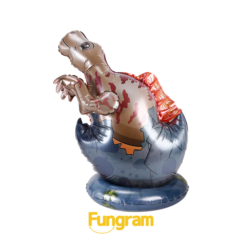 Dinosaur Mylar Balloon Fabrication