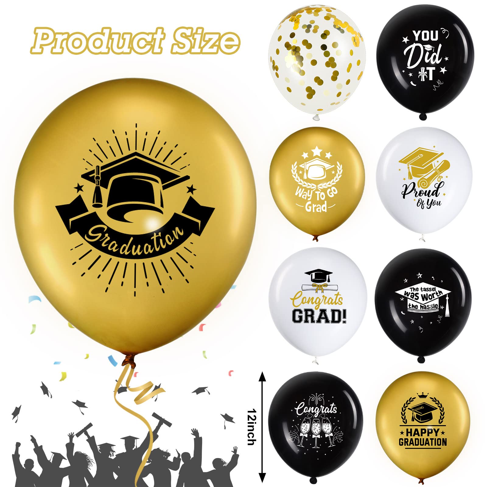 Graduation Latex Balloons