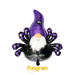 Purple Halloween Spider Elf Balloon