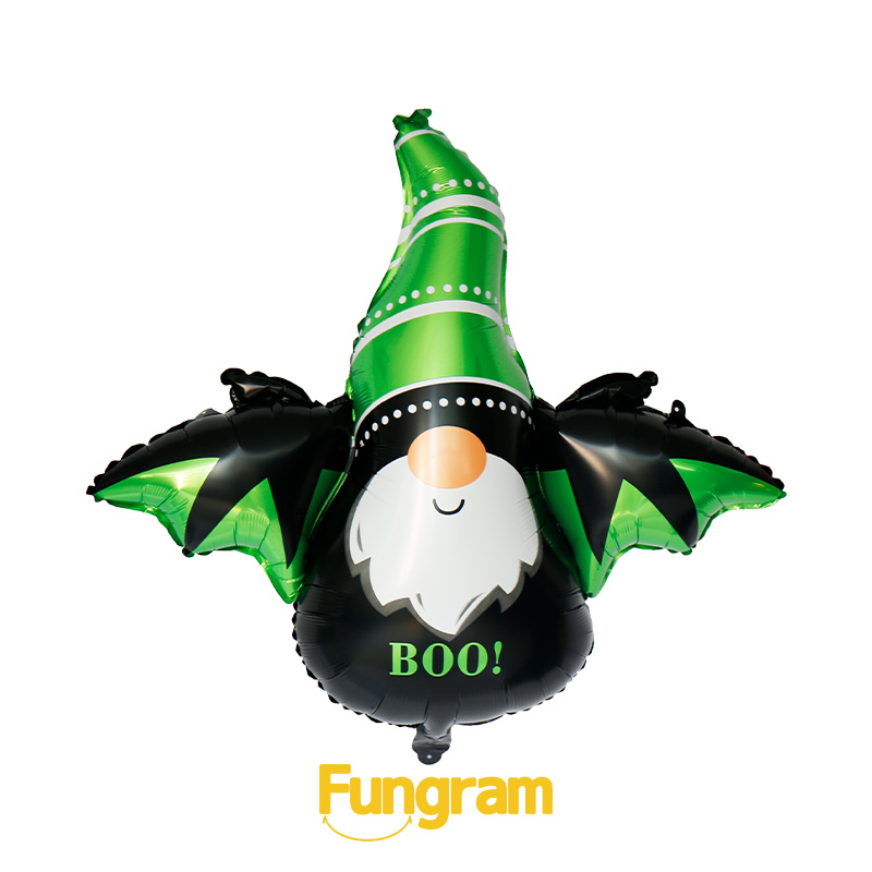 Green Foil Bat Elf Balloon