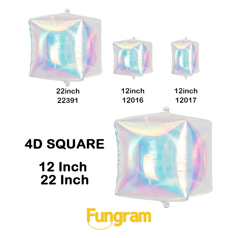 iridescent 4D balloon