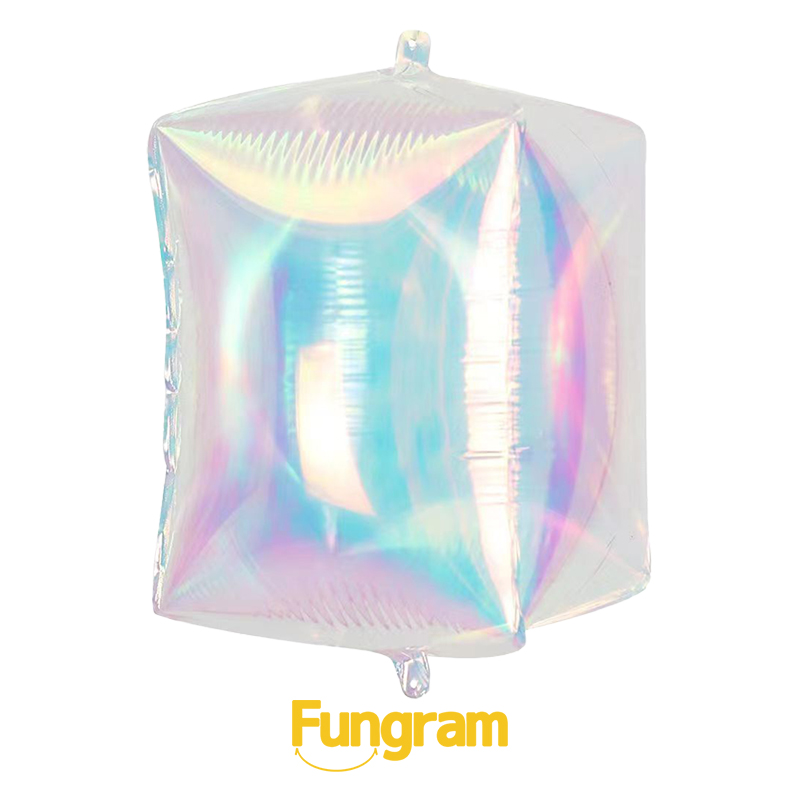Iridescent 4D balloons
