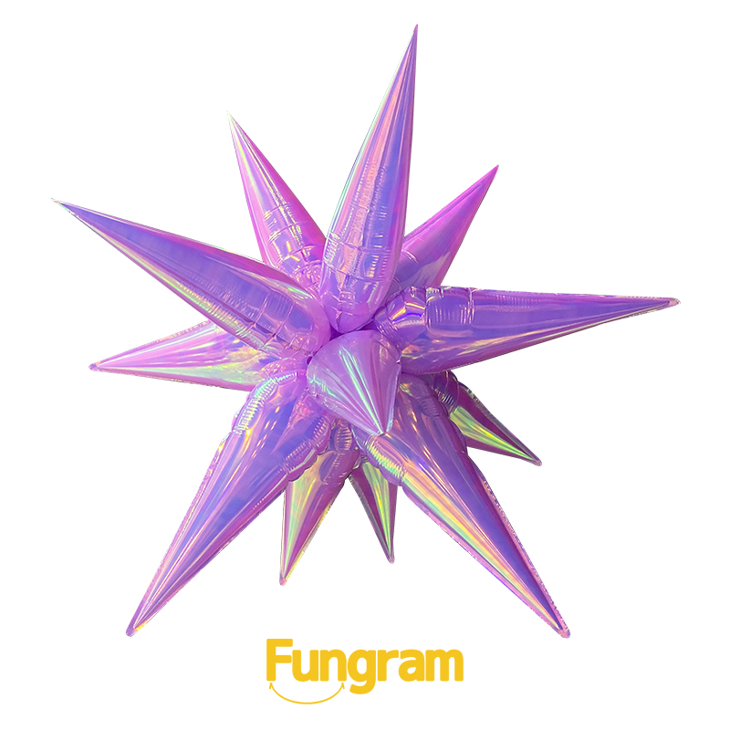New Fantsay PurpleMagic Star Balloons