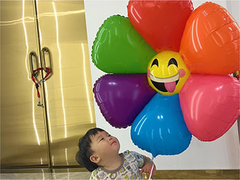 Colorful Flower Smile Balloons
